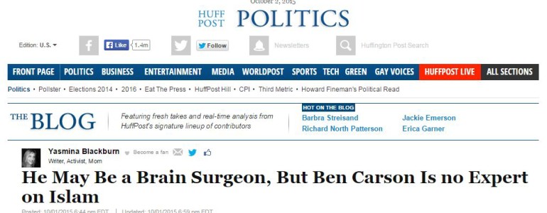He May Be a Brain Surgeon, But Ben Carson Is no Expert on Islam