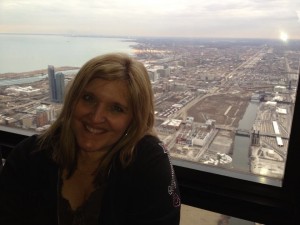 On the top floor of the Sears umm...err ... Willis Tower.