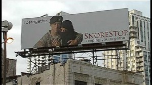 snore stop billboard